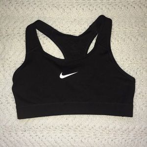 NIKE black sports bra